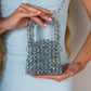 blue crystal bag