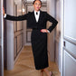 Women's pencil skirt suit Black skirt suit