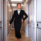 2 pieces ladies black suit